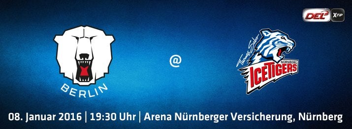 Ab 19:30 Uhr live: die Eisbären in Nürnberg!